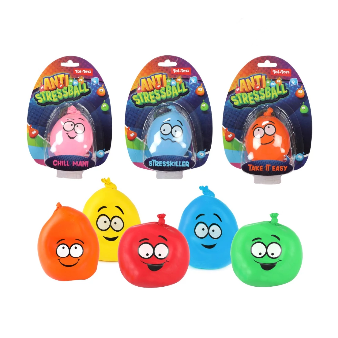 Emoji anti stressz labda több változatban 1db