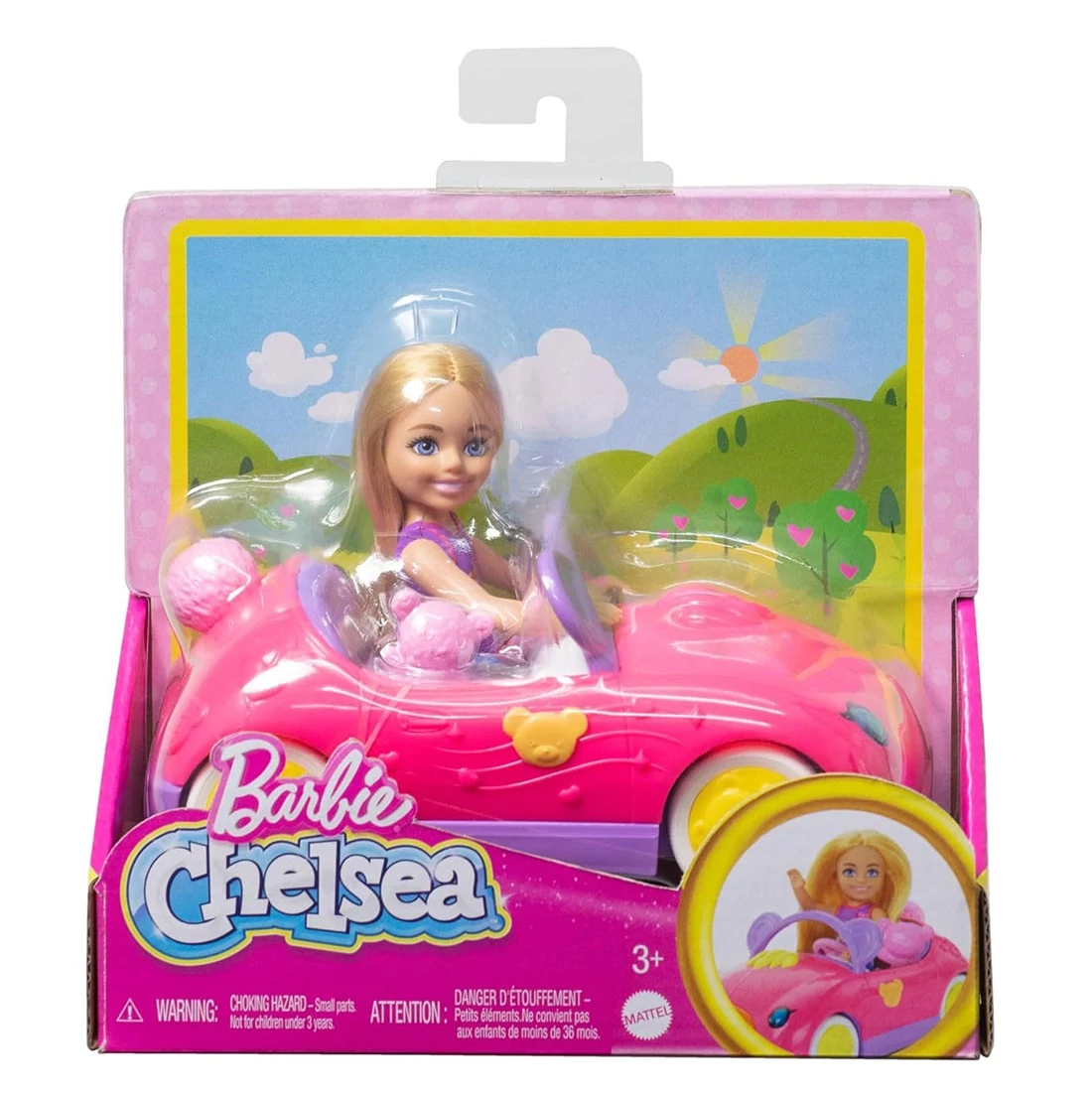 Barbie: Chelsea baba macis kabriója - Mattel