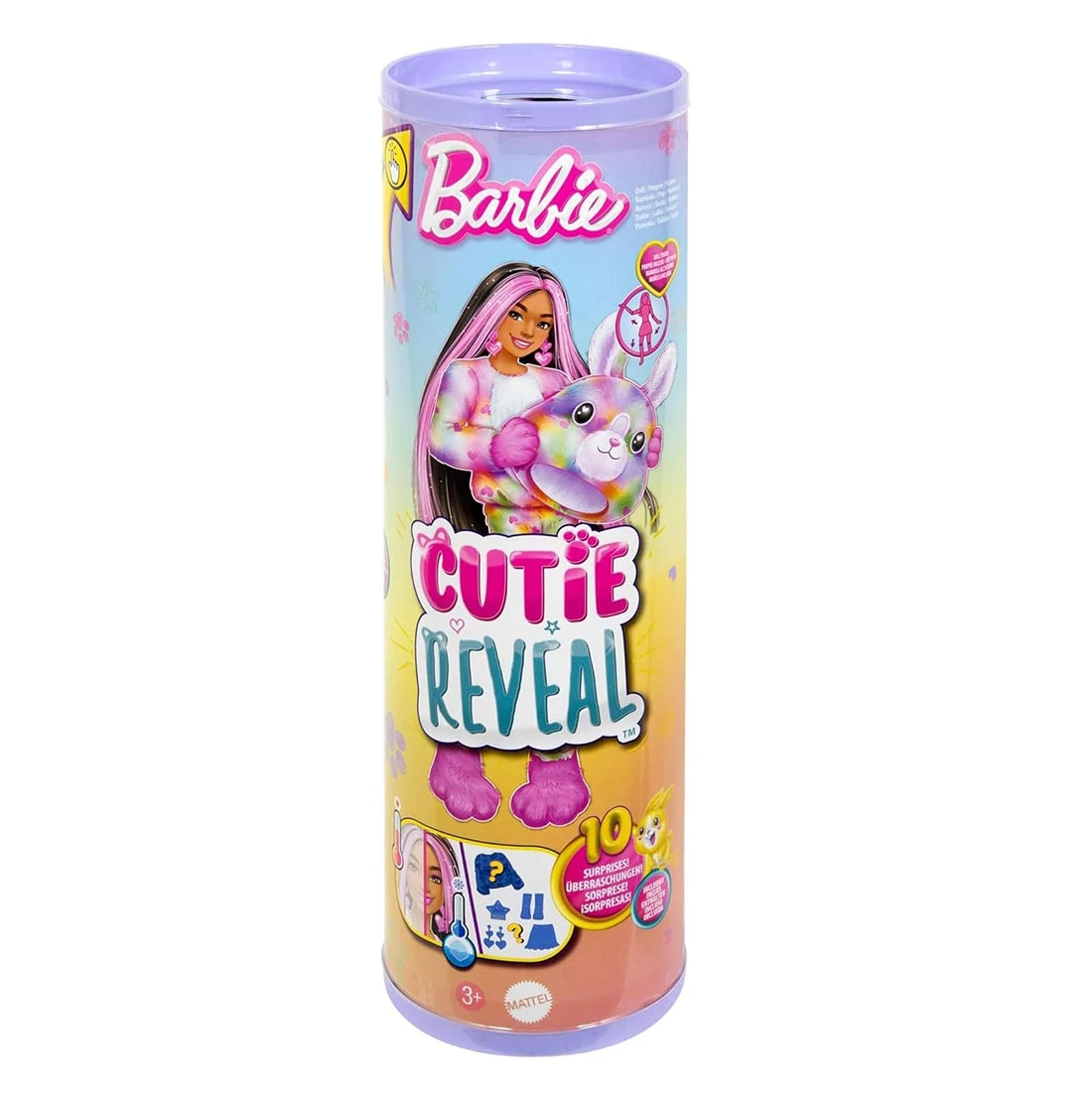 Barbie: Cutie Reveal Meglepetés baba - Nyuszi - Mattel