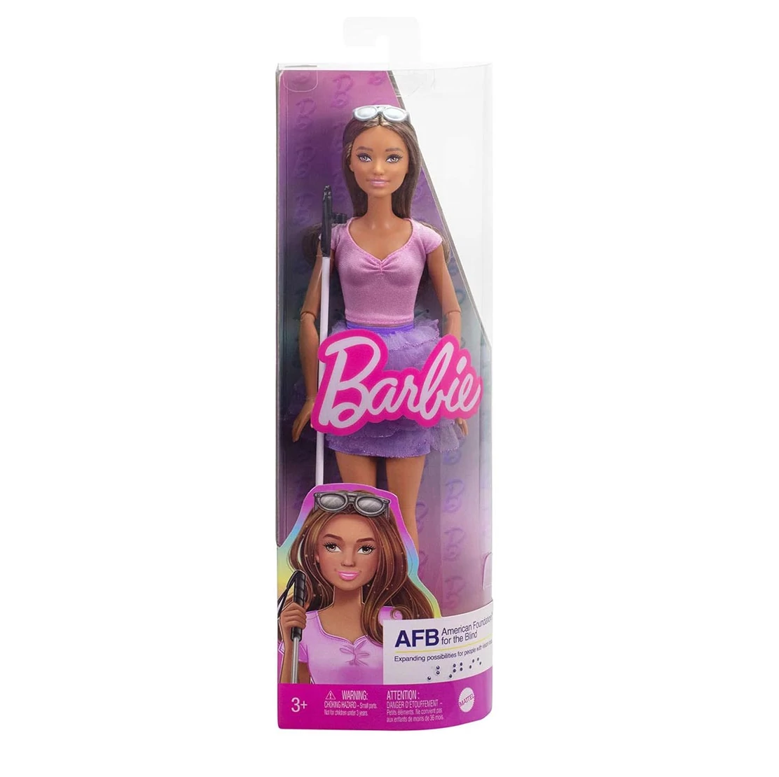 Barbie: Fashionista stílusos Vak Barbie baba - Mattel