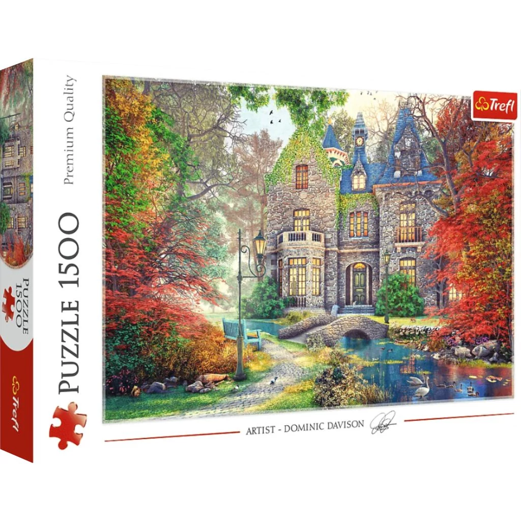 őszi kastély 1500db-os puzzle - Trefl