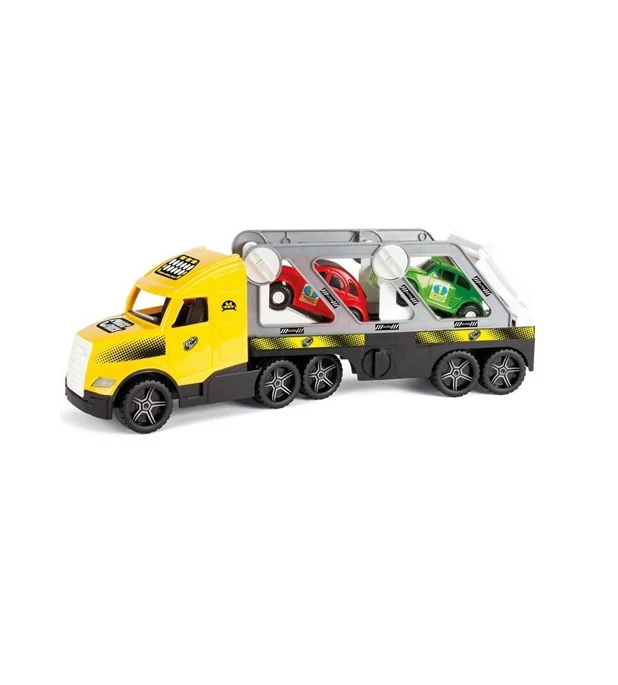 Magic Truck: Autószállító kamion fluoreszkáló lámpákkal 81cm - Wader