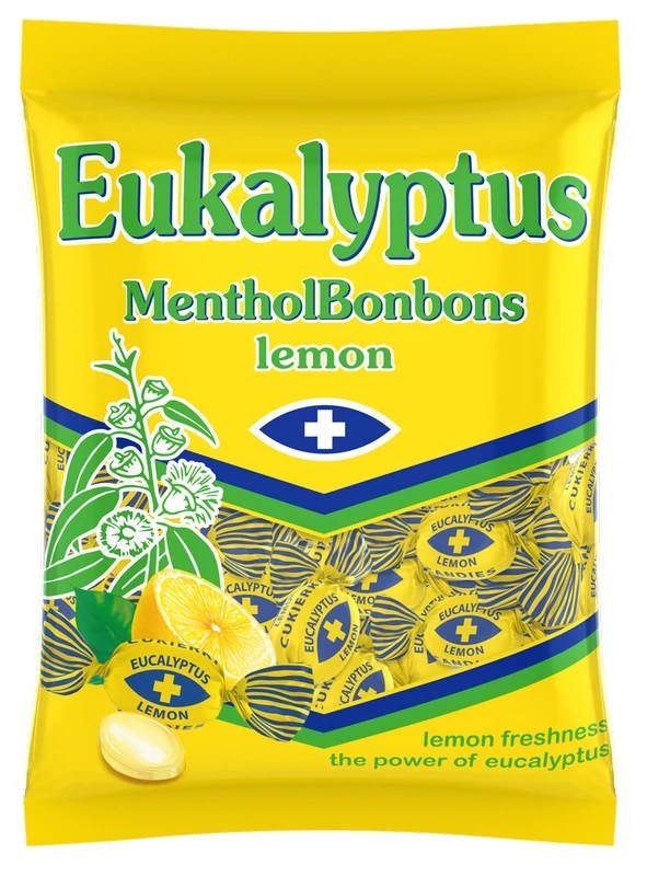 Mieszko eukalyptus mentol-citrom ízű keménycukorka 150g
