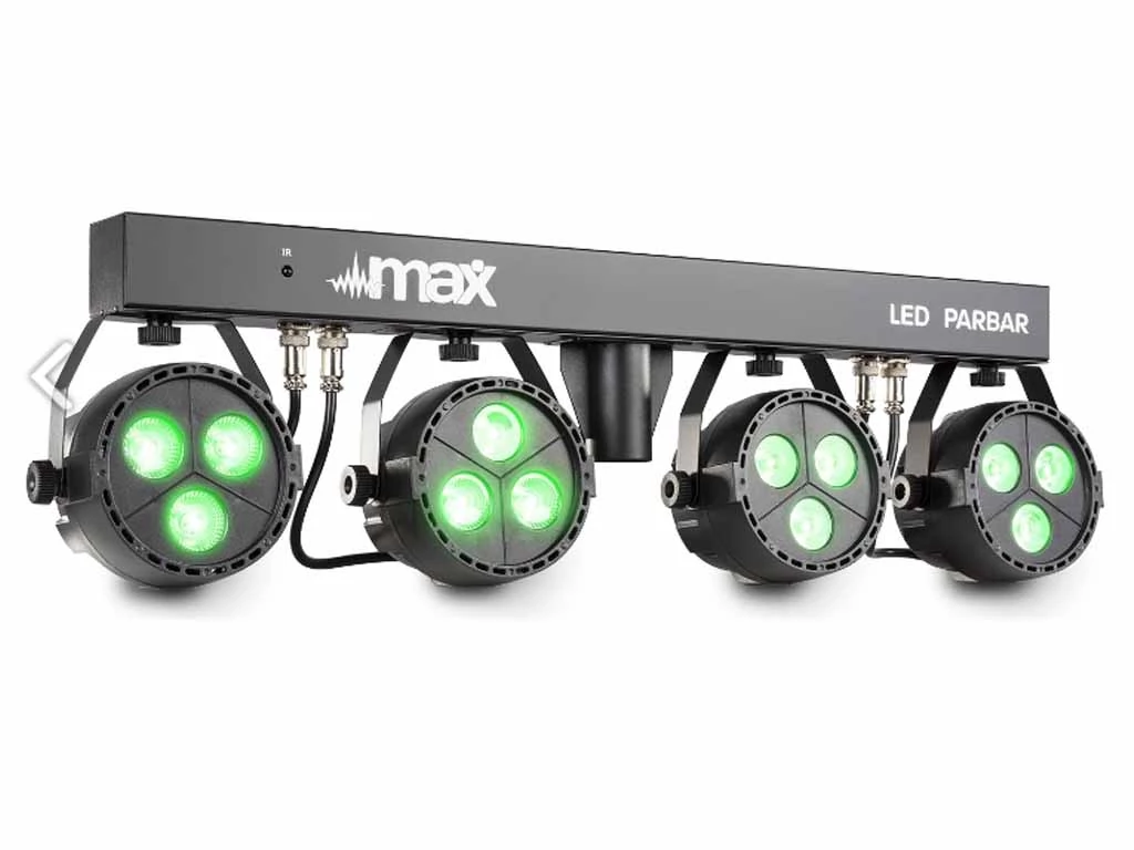 max PartyBar4 4x Par (RGBW) fényeffekt szett