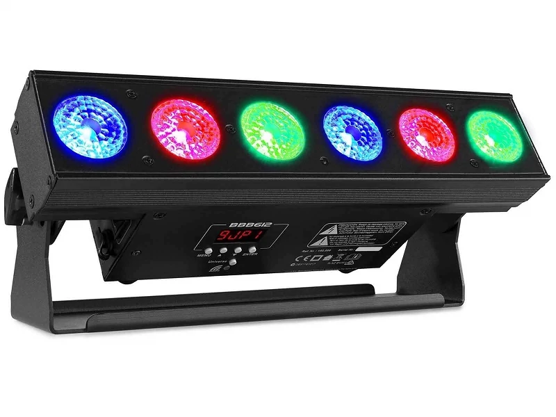 BeamZ BBB612 6x12W 6-in-1 RGBAW-UV LED lámpa| DMX