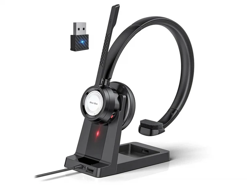 New Bee BH60P Vezeték nélküli fejhallgató + mikrofon| headset + Töltő állvány
