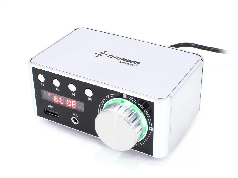 Thunder BT-50 Sztereó Bluetooth erősítő 2 x 50W (Bluetooth 5)