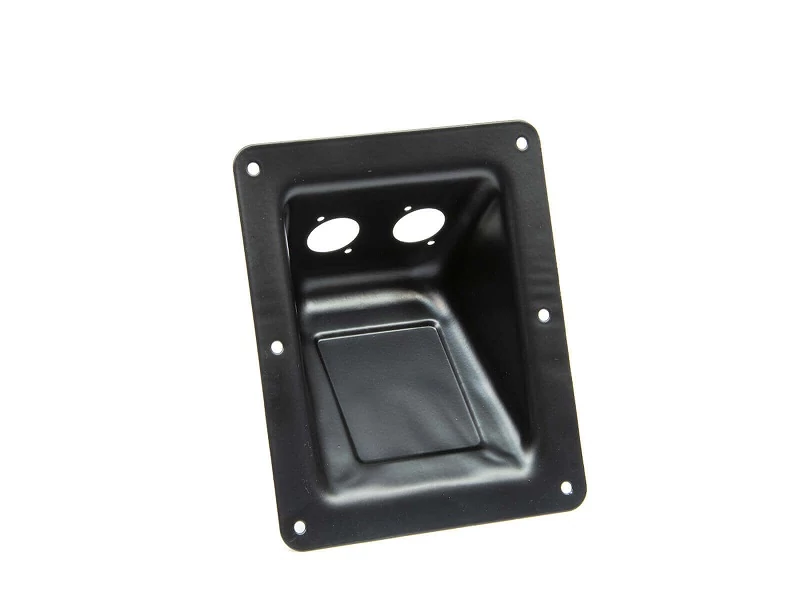Thunder MTP-170 fém süllyesztett csatlakozó tálca| 2x Speakon furat (17x14 cm)