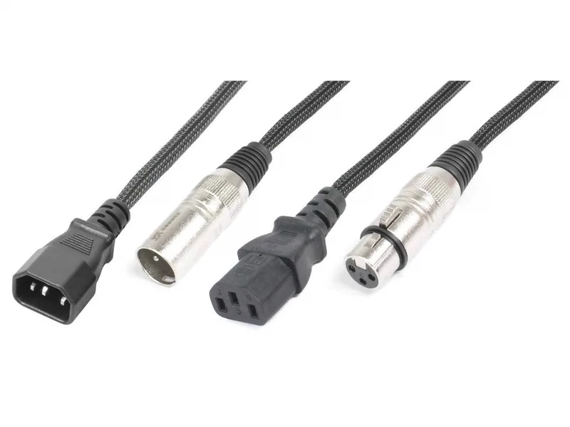 PD Connex CX09-15 IEC M - XLR Mama / IEC F - XLR papa| 15m