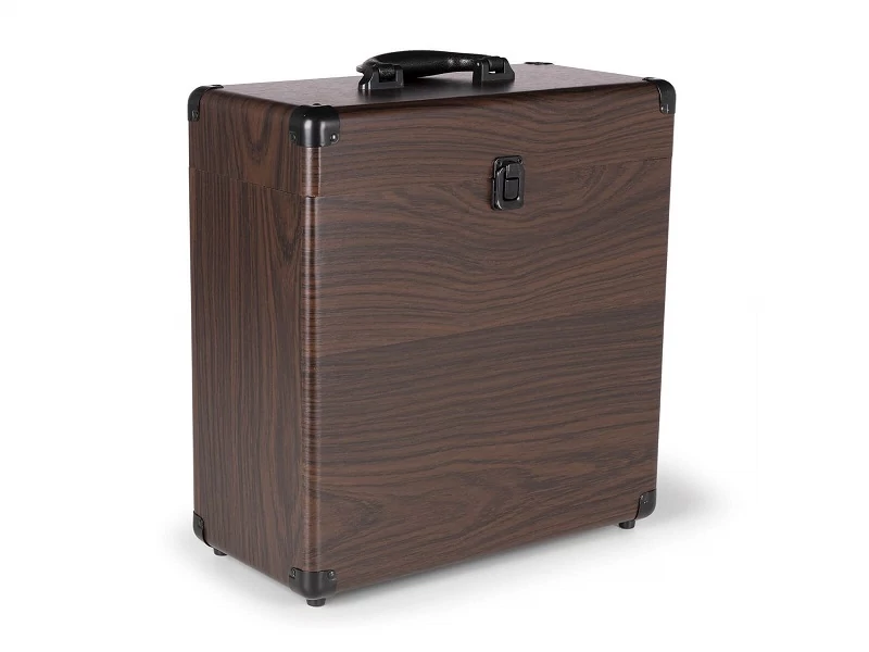 Audizio RC32 Vinyl Record Case Bakelit lemez tartó - Sötét fa