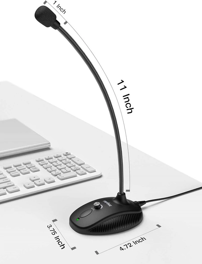 Fifine K054 Asztali gégecsöves számítógép mikrofon [USB]
