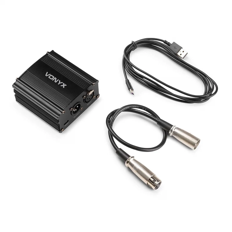 Vonyx VDX10 Phantom Power supply| Mikrofon fantomtáp