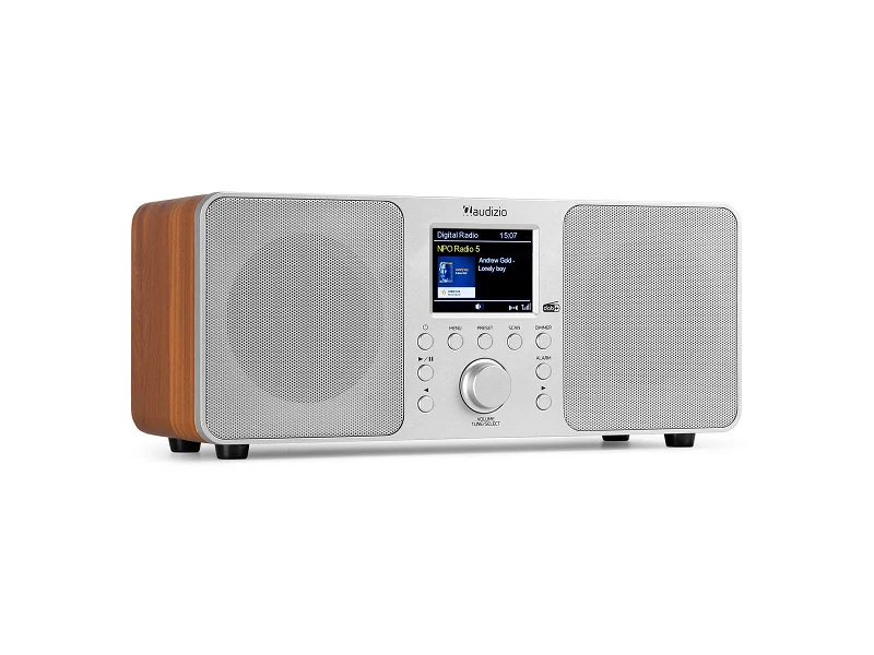 Audizio Genua DAB+ sztereó rádió| ezüst