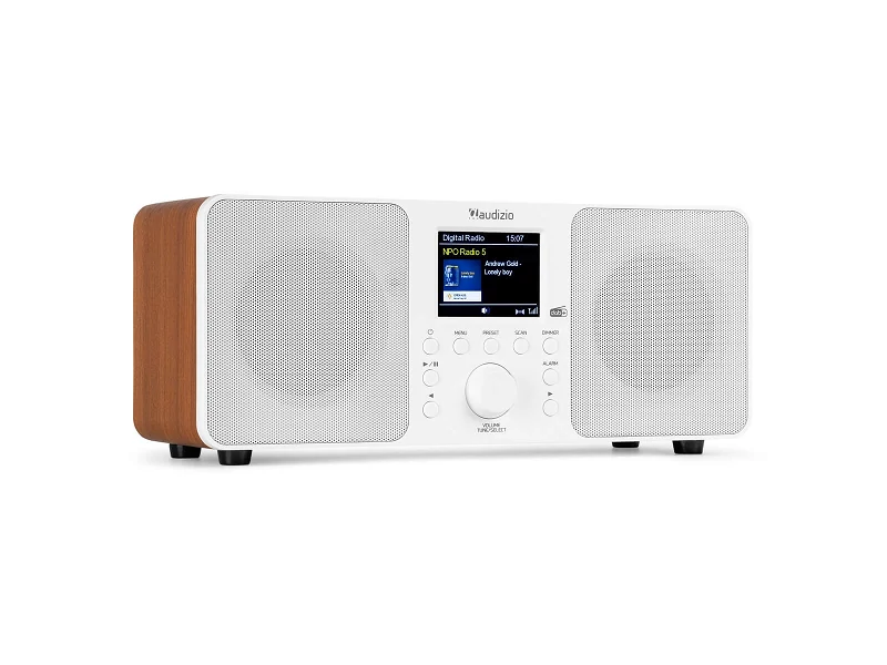 Audizio Genua DAB+ sztereó rádió| fehér