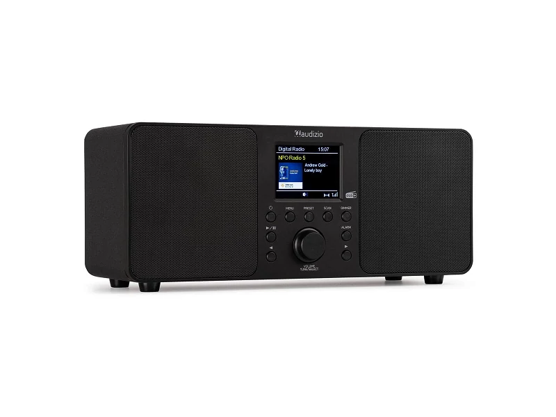 Audizio Genua DAB+ sztereó rádió| fekete