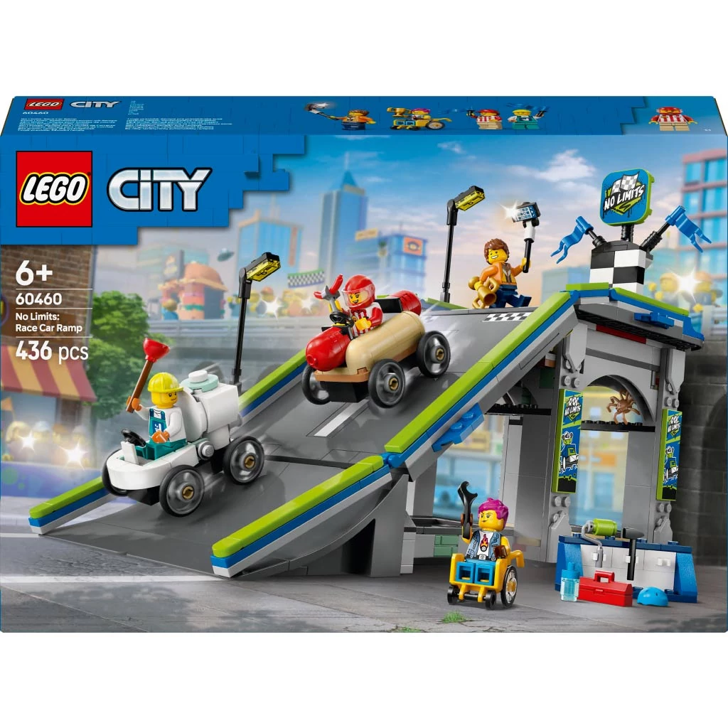 LEGO® City: Határok nélkül: Versenypálya rámpákkal (60460)
