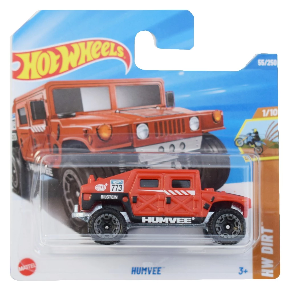 Hot Wheels: Humvee piros kisautó 1/64 - Mattel