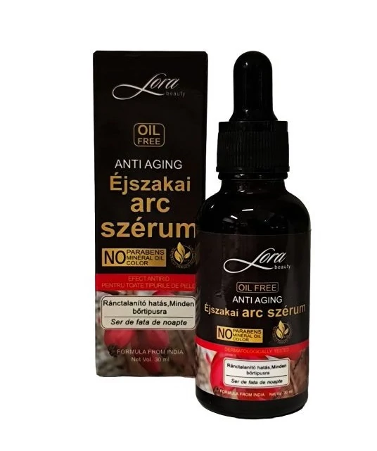 Lora éjszakai ránctalanító arcszérum 30ml 951015
