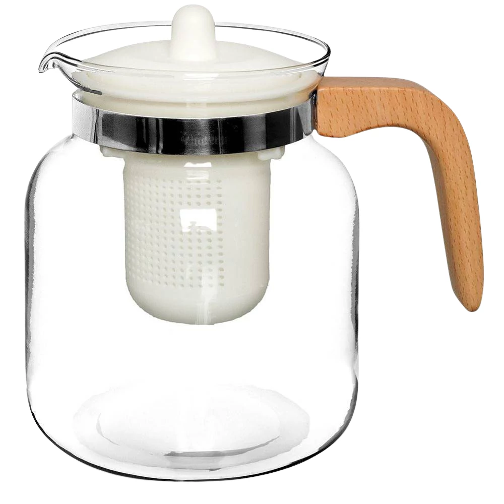 Excellent Houseware Teakiöntő jénai szűrővel 1,5L 4 féle
