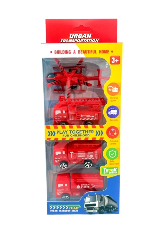 Játék tűzoltóautó készlet 47902
