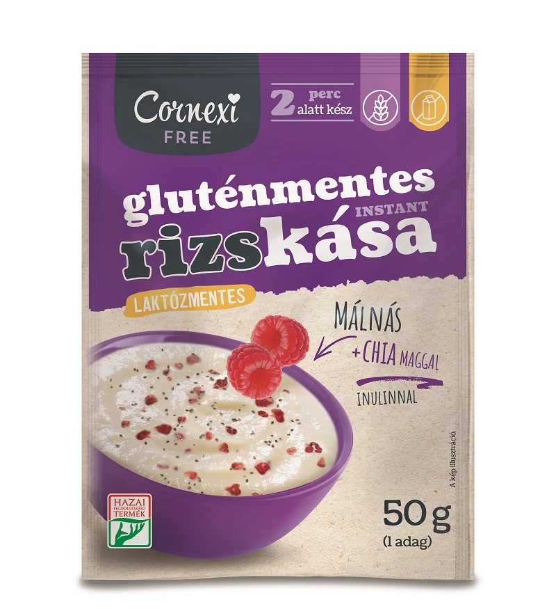 Cornexi rizskása chia maggal gluténmentes málnás 50g