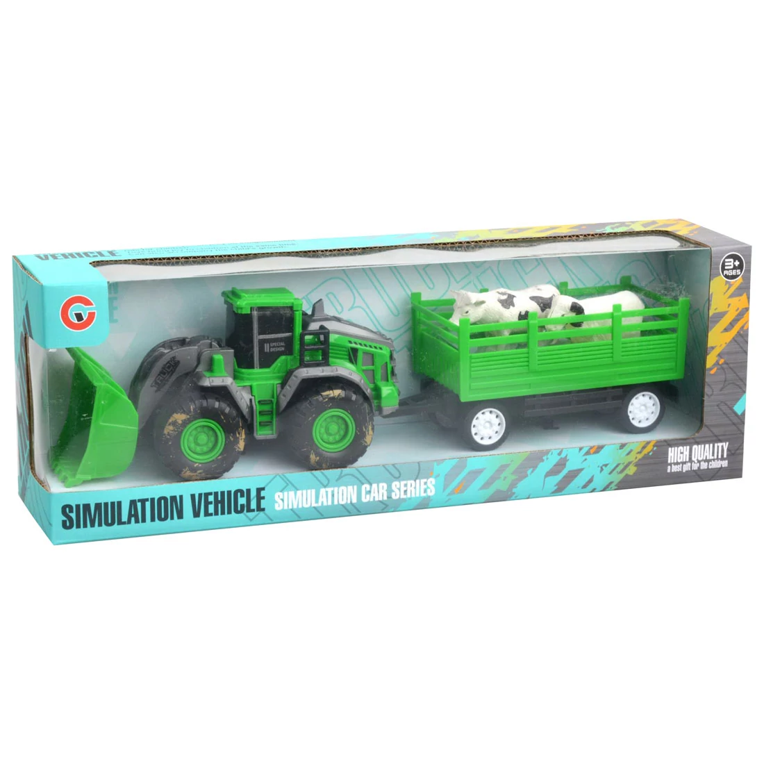 Traktor pótkocsival JA0499
