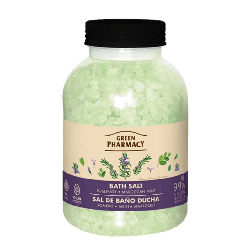 Green parmacy rozmaring-marokkói menta fürdősó 1000g