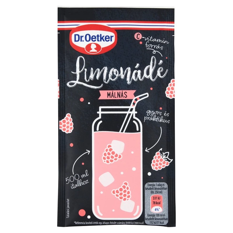 Dr. Oetker málnás limonádé 40g
