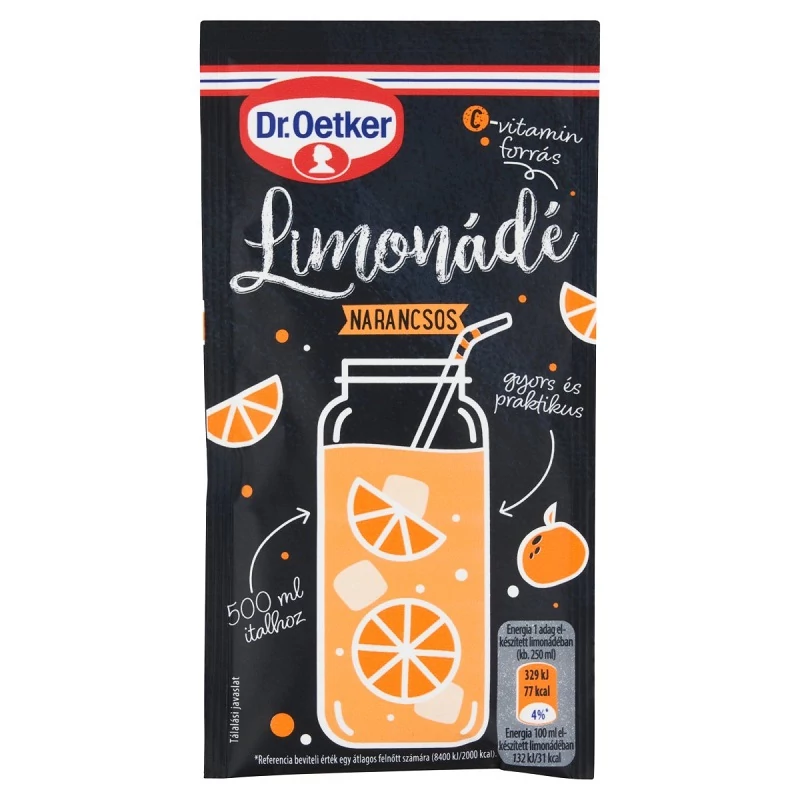 Dr. Oetker narancsos limonádé 40g